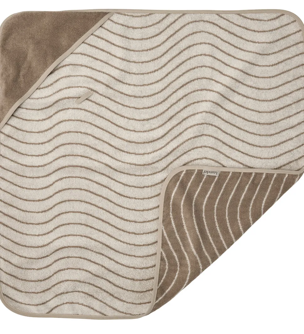 Leander Babyhåndklæde - Hoodie - 80x80 cm - Cappuccino