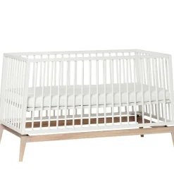 Leander Luna Babyseng - 140x70 - Hvid/Eg
