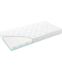 Leander Madras - Linea/Luna - Comfort - 120x60 cm - Hvid