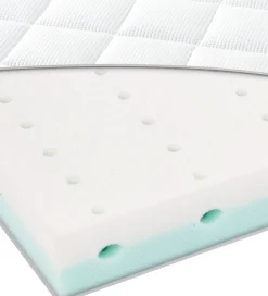 Leander Madras - Linea/Luna - Comfort - 120x60 cm - Hvid