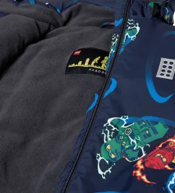 LEGO® Ninjago Vinterjakke - LWJaz 712 - Navy m. Ninjaer