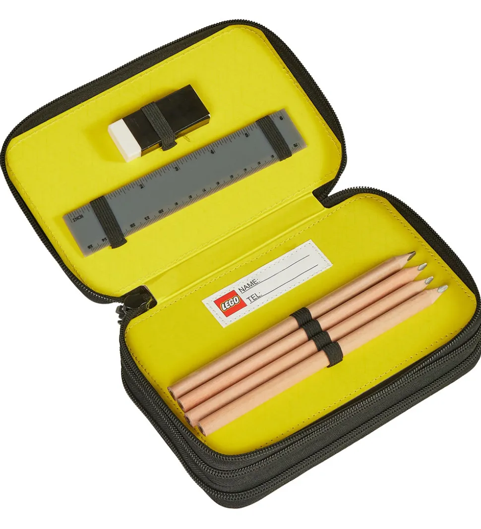 LEGO® Penalhus m. Indhold - Bricks - Sort