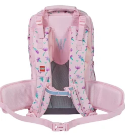 LEGO® Skoletaskesæt - Flowers - Optimo - 20,5 L - Lyserød