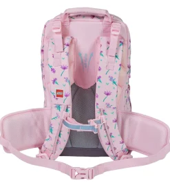 LEGO® Skoletaskesæt - Optimo - Flowers - 20 L - Lyserød