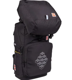 LEGO® Skoletaskesæt - Optimo - Bricks - 20 L - Sort