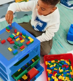 LEGO® Storage Opbevaring m. 3 Skuffer - 34x32x38 - Blå