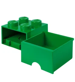 LEGO® Storage Opbevaringsskuffe - 4 Knopper - 25x25x18 - Grøn