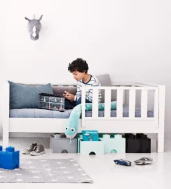 LEGO® Storage Opbevaringsskuffe - 4 Knopper - 25x25x18 - Aquablå