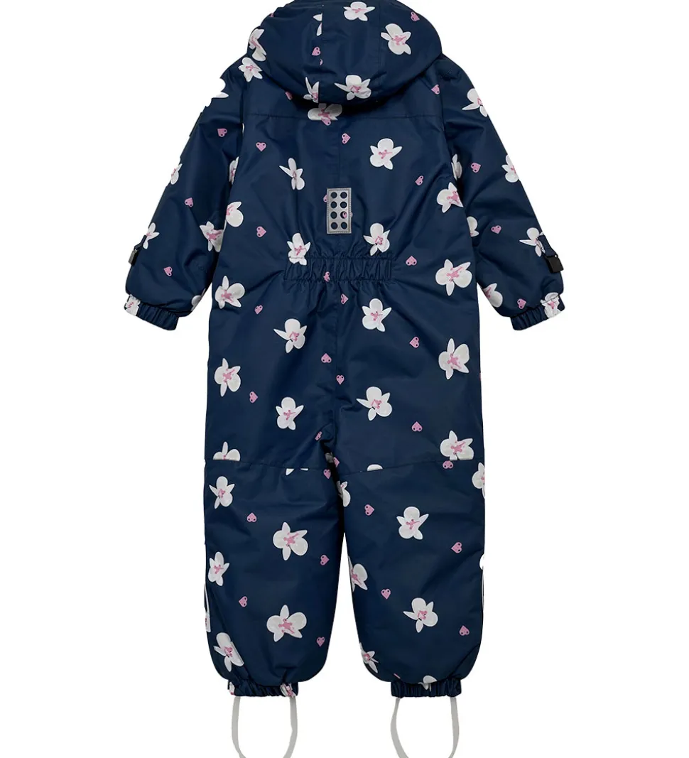 LEGO® Wear Flyverdragt - LWJaz 710 - Navy m. Blomster