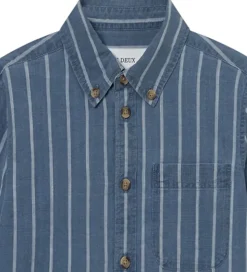 Les Deux Skjorte - Kash Indigo Stripe - Denim Blue