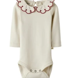 Lil' Atelier Body L/Æ - NmfFundo - Turtledove/ Red Dahila