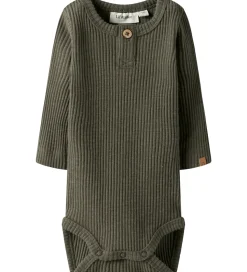 Lil' Atelier Body L/Æ - Rib - NbmRajo - Sea Turtle