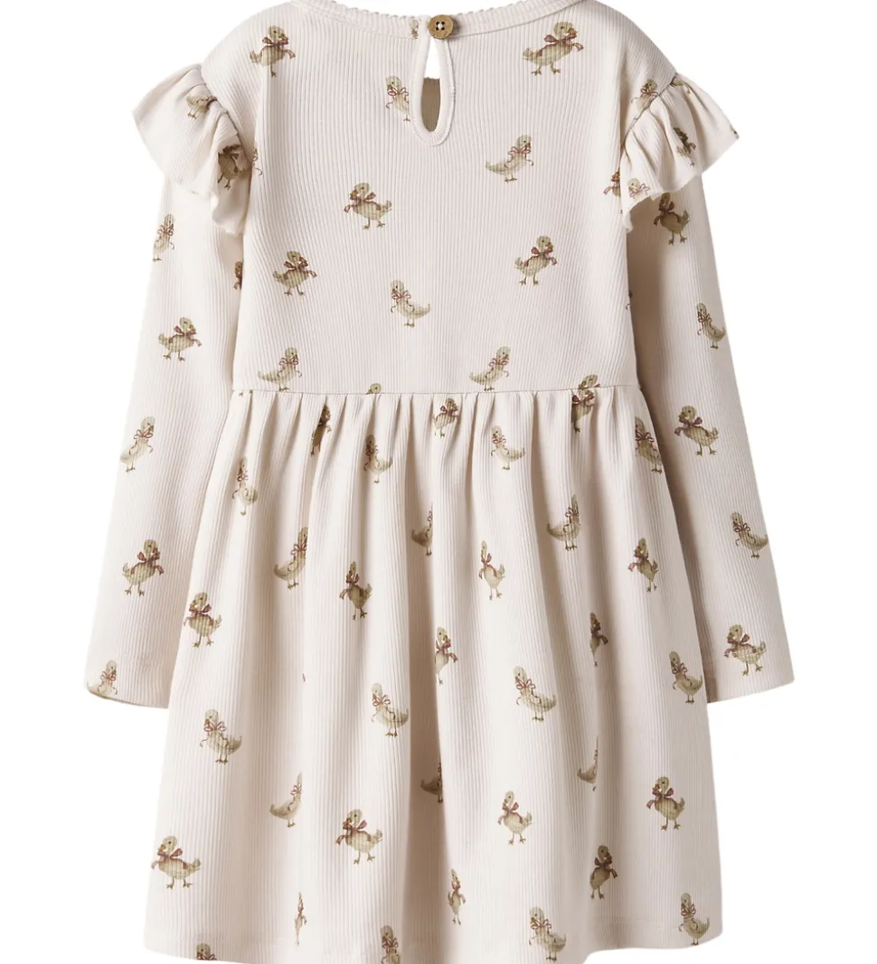 Lil' Atelier Kjole - Rib - NbfLavo - Almost Mauve/Goose