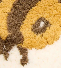 Little Dutch Gulvtæppe - 110x110 cm - Beige m. Ræv/Bi