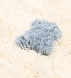 Little Dutch Gulvtæppe - 120x170 cm - Beige m. Blå Prikker