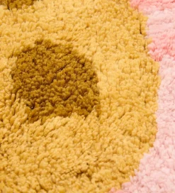 Little Dutch Gulvtæppe - 110x110 cm - Pink Blomst