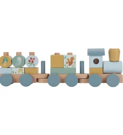 Little Dutch Stabletog - Træ - 17 Dele - Forest Friends