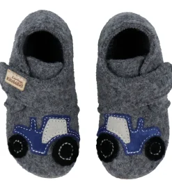 Living Kitzbühel Hjemmesko - Uld - Traktor - Grå
