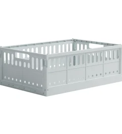 Made Crate Foldekasse - Maxi - 48x33x17,5 cm - Ice Cube Blue