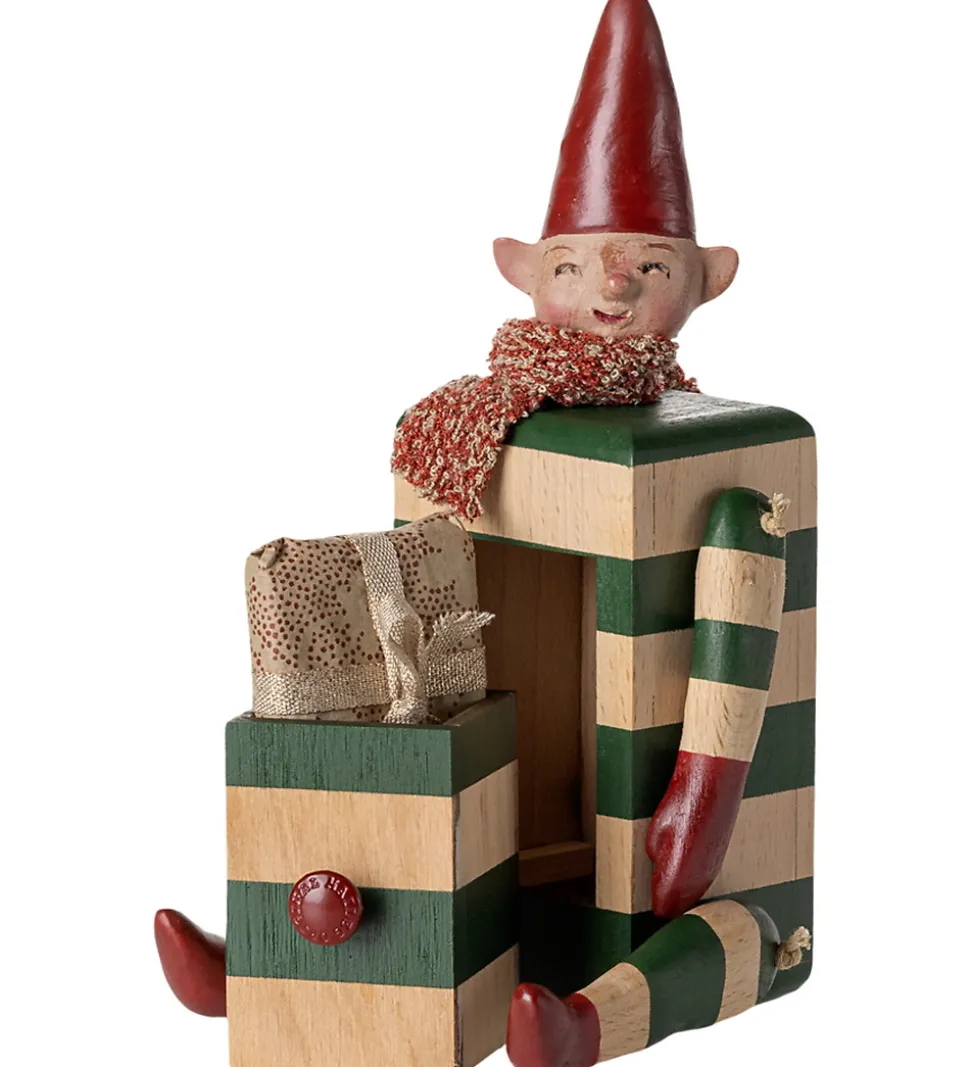 Maileg Alf m. Skuffe - Træ - Grøn