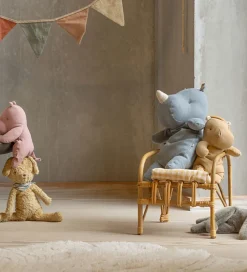 Maileg Bamse - Safari Friends - Flodhest - Lille - Råhvid