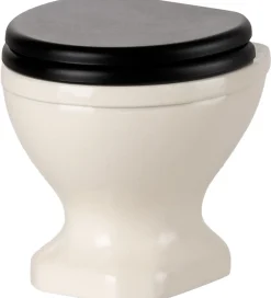 Maileg Miniature Toilet - Mus - Råhvid