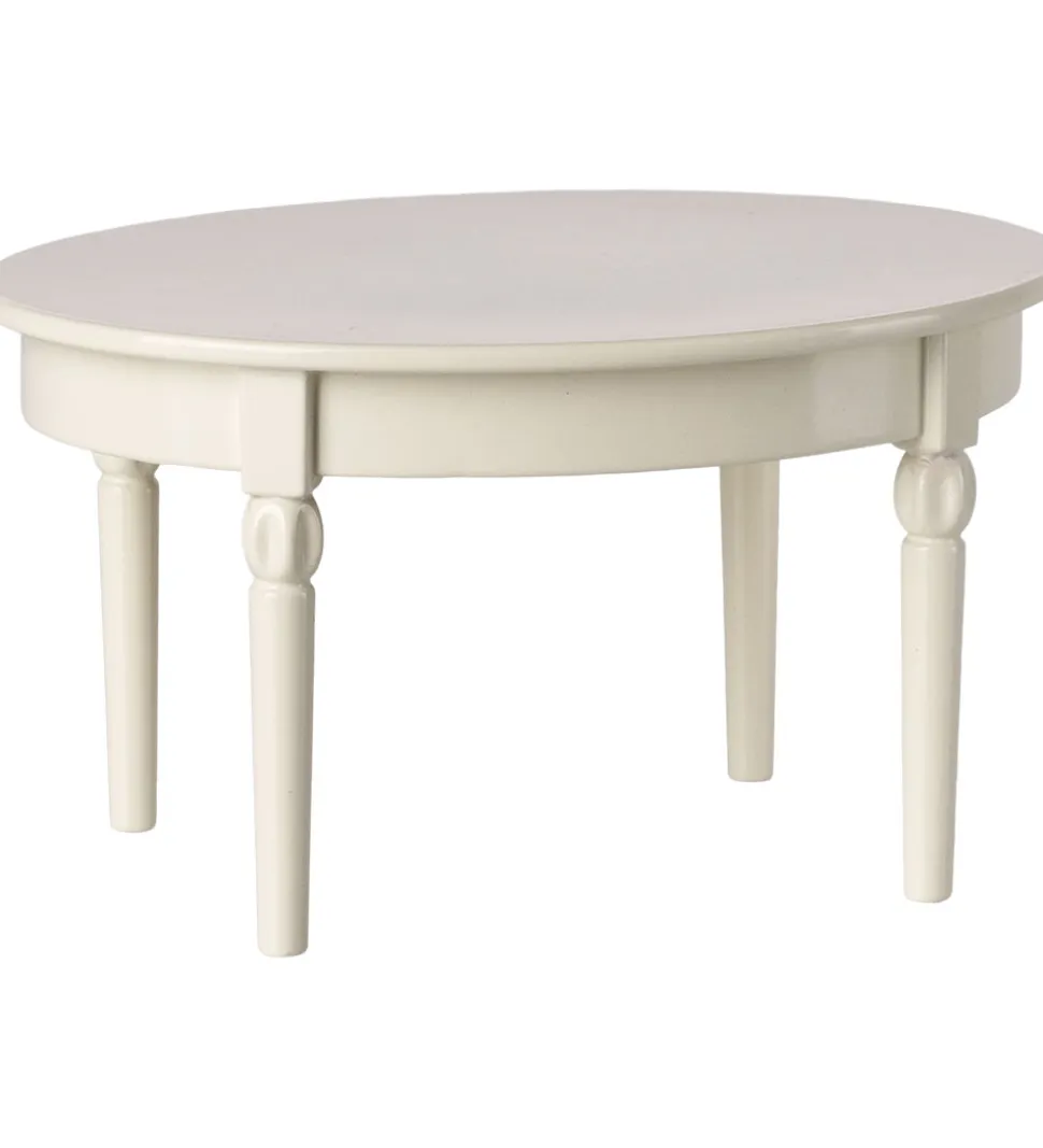 Maileg Miniature Vintage Spisebord - Mus - Råhvid