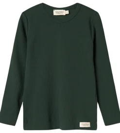 MarMar Bluse - Rib/Modal - Dark Leaf