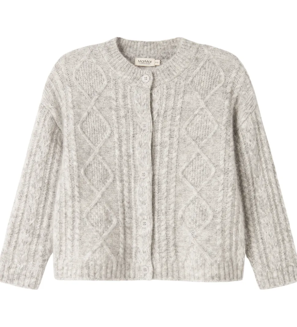 MarMar Cardigan - Uld - Morning Dew Mel.ange
