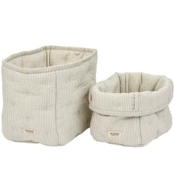 MarMar Opbevaringskurve - 2-pak - 25x17/20x15 cm - Blue Stone St