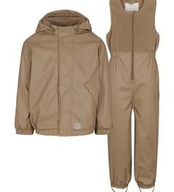 MarMar Regntøj m. Fleece - PU - Obo - Sepia Brown
