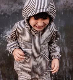 MarMar Regntøj m. Seler - PU - Oddy - Brown Stripe