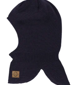 Mikk-Line Elefanthue - Strik - Uld/Akryl - 2-lags - Raisin