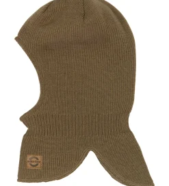 Mikk-Line Elefanthue - Strik - Uld/Akryl - 2-lags - Chocolate Ch