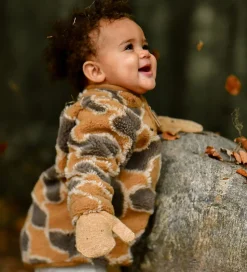 Mikk-Line Fleecejakke - Burlwood m. Camouflage