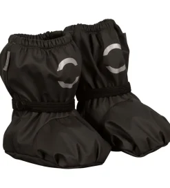 Mikk-Line Overtrækssko m. Fleece - PU - Noos - Sort