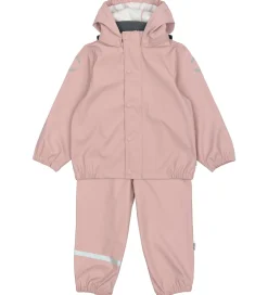 Mikk-Line Regntøj m. Seler - PU - Woodrose