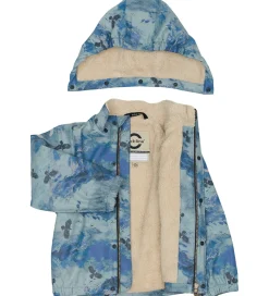 Mikk-Line Regntøj m. Seler/For - Blue Nights m. Bjerge