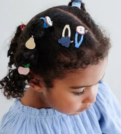 Mimi & Lula Hårspænder - 5-pak - 4 cm - Mini Fruity Mushroom Vil