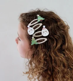 Mimi & Lula Hårspænder - 4-pak - Santa & Tree Christmas