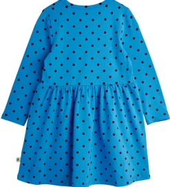 Mini Rodini Kjole - Polka Dots - Blå