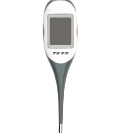 Mininor Termometer - Digitalt og m. Farver - Grå