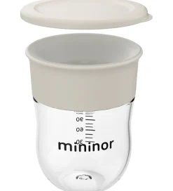 Mininor Træningskop m. Låg - Training - 220 ml - Skyet Morgen