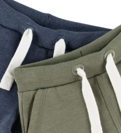 Minymo Sweatshorts - 2-pak - Vetiver