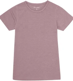 Minymo T-shirts - 2-pak - Elderberry/Rainy Day