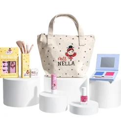 Miss Nella Sminketaske m. Indhold - Happy Birthday to Me Blue