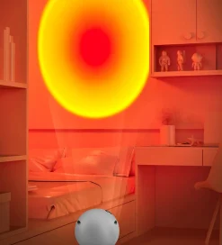 Mobility On Board Projektor - Astrolight - Orange Solnedgang