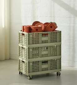 MODU Foldekasse - 60x40x22 cm - Dusty Green