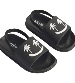 Molo Badesandaler - Zhappy - Sort/Palmer