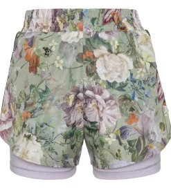 Molo Shorts - Omari - Green Botanic